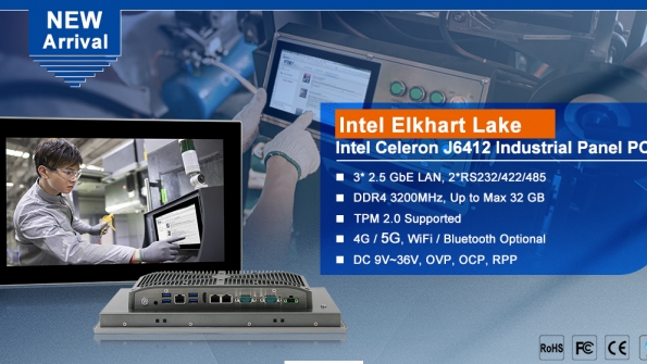 New Release | Intel Elkhart Lake Celeron J6412 Industrial Panel PC Series