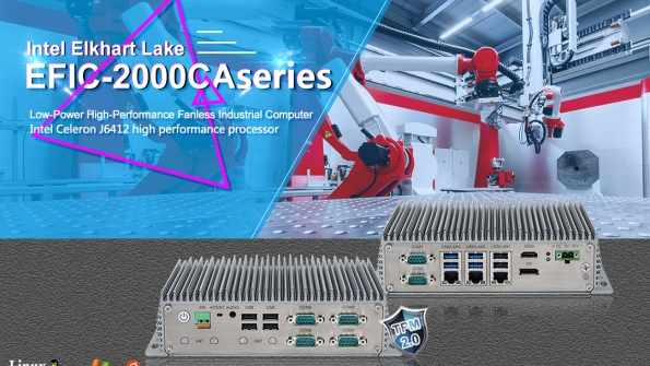 New Product | Low-Power High-Performance Fanless EFIC-2000 Series Industrial Computer