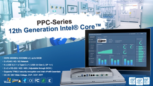 New Product | 12th Generation Intel® Core™ Industrial Panel PC Series