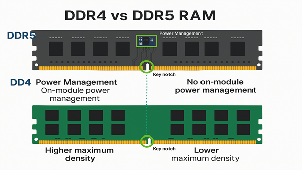 DDR4 vs DDR5 RAM Comparison Guide for 2025