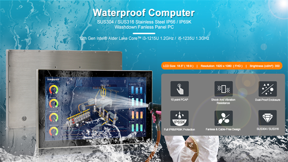 Waterproof Touch Screen Computer