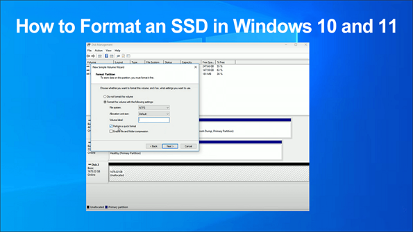 如何在 Windows 10 和 11 中格式化 SSD