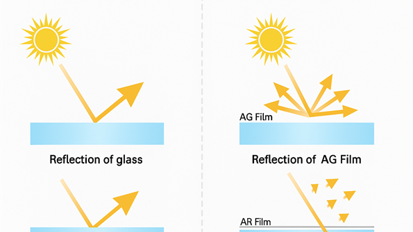 What is Anti-Reflective AR and Anti-Glare AG?