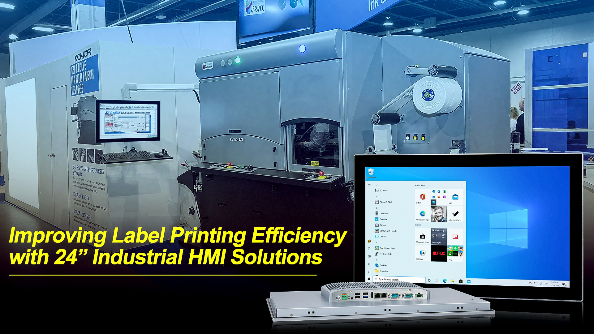 Maximizing Efficiency in Digital Label Printing with Industrial Panel PCs
